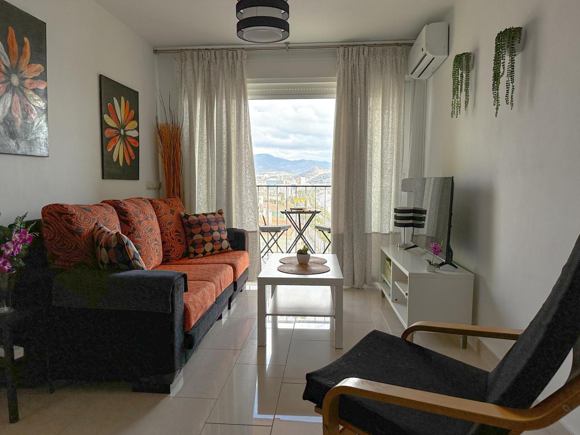 Apartamento Mirador Del Mediterraneo マラガ エクステリア 写真